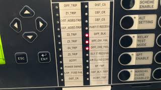 SEL 411L fiber optic protection channels loopback test [upl. by Arakawa982]