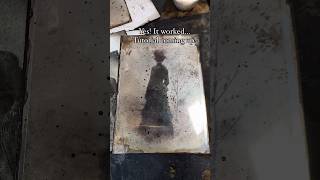 IT WORKED More Faux tintypes Tutorial up soon mixedmediaartist tintype artjournal diycraft [upl. by Atniuq573]