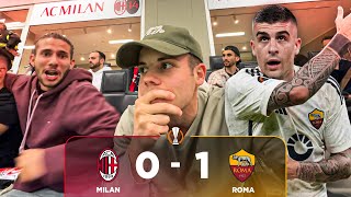 🤮 ORRIBILI  MILAN 01 ROMA Live Reaction San Siro [upl. by Ahsitam]