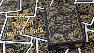 Daily deck review day 258  Gold Rarebit playing cards By Theory11 [upl. by Woodie]