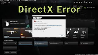 Activision DirectX error Call Of Duty MW3 [upl. by Airamalegna]