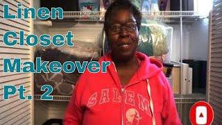 Linen Closet Makeover Part 2 [upl. by Htebilil]