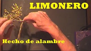 Árbol de alambre paso a paso Limonero [upl. by Anaytat125]