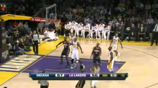 Lakers vs Indiana Pacers Game Highlights 2012 [upl. by Warde138]