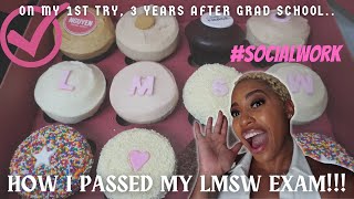 HOW I PASSED MY LMSW EXAM ON THE FIRST TRY TIPS FOR SUCCESS  MORE [upl. by Yanrahc876]