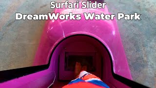 Safari Slider at DreamWorks Water Park 4K POV [upl. by Hose]