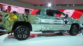 2014 Toyota Tundra Custom At The 2014 NAIAS Auto Show [upl. by Hurst880]