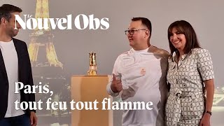 La flamme olympique fait sa traversée de Paris [upl. by Leind144]