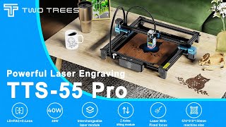 TTS 55 PRO  Powerful Laser Engraving [upl. by Fergus530]