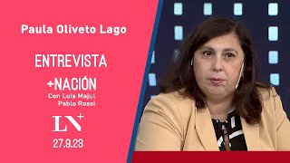 Paula Oliveto con Luis Majul y Pablo Rossi en Nación por LN [upl. by Nivrac]