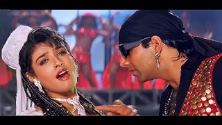 Tu Cheez Badi Hai Mast Mast 4K Raveena Tandon Akshay Kumar  Udit Narayan Kavita K  Mohra Song [upl. by Eynahpets]