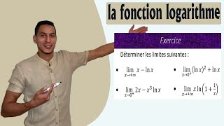 fonction logarithme 2 bac exercices corrigés  limites de fonctions logarithme 2 bac exercices [upl. by Ananna45]