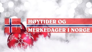 Høytider og merkedager i Norge ⛄ [upl. by Iadam664]