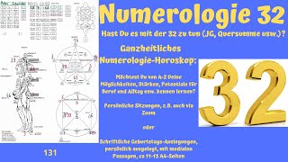 Numerologie 32 [upl. by Yeslek]