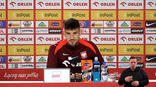 Bartosz Bereszyński i Jakub Moder w ogniu pytań Konferencja reprezentacji Polski [upl. by Adnilasor]