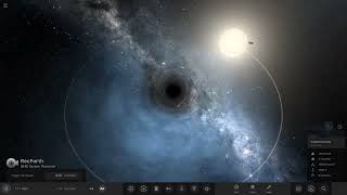 Hyper Realistic Black Hole in Universe Sandbox 2 [upl. by Tamaru]