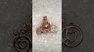 Rose Gold Carriage Pearl Cage By AOS Design [upl. by Markiv]