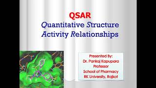 QSAR  Quantitative Structure Activity Relationships [upl. by Hoffert]