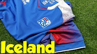 World Cup 2018 Erreà Home Iceland Soccer Jersey Unboxing  Review [upl. by Annwahsal275]