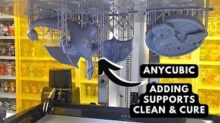 Resin 3D Printer Adding Supports Clean amp Cure For Anycubic Photon M3 Max  Easy Guide [upl. by Sheya]