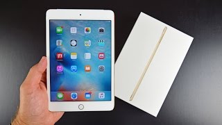 Apple iPad mini 4 Unboxing amp Review [upl. by Ivana725]