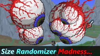 Terraria Enemy Size Randomizer ─ Using this mod to unleash madness [upl. by Charlotta873]