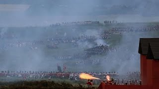 Battle of Waterloo  2015 Reenactment  Royal Scots Lights [upl. by Aicenod]