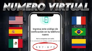 ✅ El mejor Método para crear Número Virtual para WhatsApp Sin Apps [upl. by Atnahc]