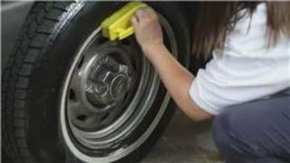 Auto Detailing  How to Clean White Wall Tires [upl. by Shih]