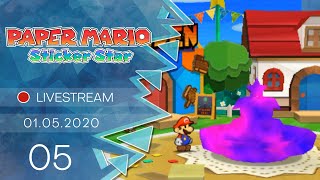 Paper Mario Sticker Star LivestreamBlind  05  Abziehen und Aufkleben  mit Jan [upl. by Cornie]