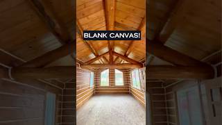 Rustic Log Cabin A Blank Canvas for Your Dream Interior [upl. by Mccormac39]