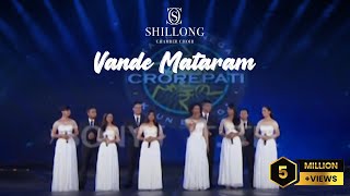 Vande Mataram  Shillong Chamber Choir Grand Premiere KBC 8 [upl. by Oilisab892]