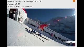 Wengen Abfahrt Herren 2019 [upl. by Bertina]