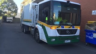 Waste Management Rear Loader on Hard Waste AC1448 [upl. by Yruok]