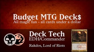 Budget Rakdos Lord of Riots  EDH  Commander  FATTIES [upl. by Adnimra]