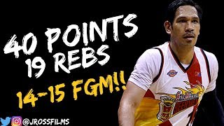 June Mar Fajardo Full Highlights vs Northport 3102019  40 PTS 19 REBS 1415 FGM [upl. by Yarazed]