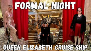 Do people dress up for the Gala Night on the Queen Elizabeth Cruise Ship [upl. by Attolrahc702]