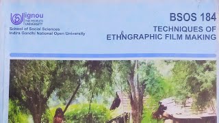 bsos 184 solved assignmentIGNOU study materialtechnique of ethnographic film making chapter 62 [upl. by Netsreik]