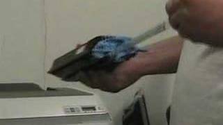 Installing a toner cartridge in a HP LaserJet 2605dn [upl. by Brecher]