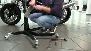 Caballete Moto Elevador Central ConStands Power BMW F800R Tutorial [upl. by Amary699]