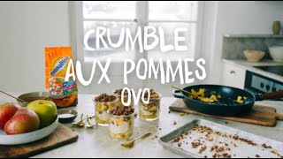 Crumble aux pommes Ovo [upl. by Rozelle]