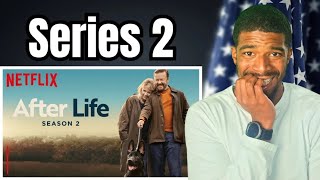 After Life Season 2 Outtakes  Ricky Gervais  American Reacts [upl. by Einnel443]