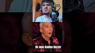 Golden Buzzer beatboxer mb14 beatbox reaction shorts music agt bgt [upl. by Larson471]