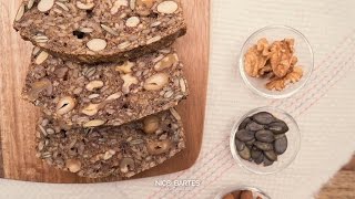 Schnelles LowCarb Brot mit Nüssen [upl. by Nutsud]