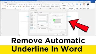 How To Remove Automatic Underline In Word 2024 Step By Step Guide [upl. by Ykcub]