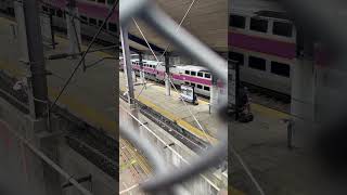 Boston Commuter Rail Back Bay 130 MPH Trains Are Coming [upl. by Nifares929]