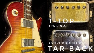 Superbucker Vs TTop  Vintage Gibson Humbucker Comparison [upl. by Narak]