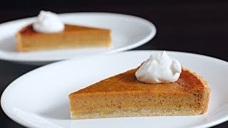 Pumpkin Pie Recipe  How to Make Pumpkin Pie [upl. by Llewkcor]