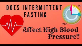 What Doctors Dont Tell You About Intermittent Fasting for High Blood Pressure [upl. by Anaz]