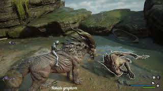 Catching a female graphorn using a male graphorn hogwarts legacy gameplay [upl. by Neelat485]